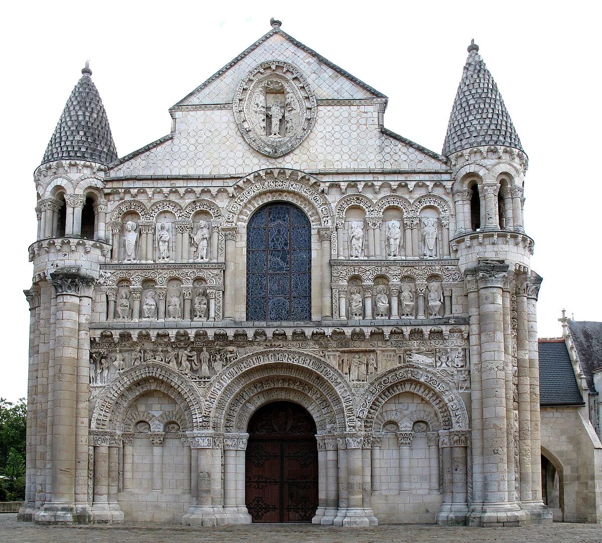 Церковь Нотр-дам-ля-Гранд, Франция. Нотр-дам ла Гранд в Пуатье.