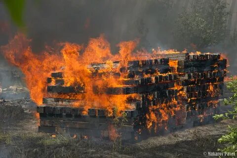 Остатки сгоревшего