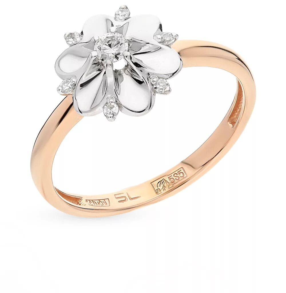 Золотое кольцо с бриллиантами Санлайт. Золотое кольцо с бриллиантом в 1 карат. Золотое кольцо 13 бриллиантами Санлайт. Санлайт кольцо с бриллиантом.