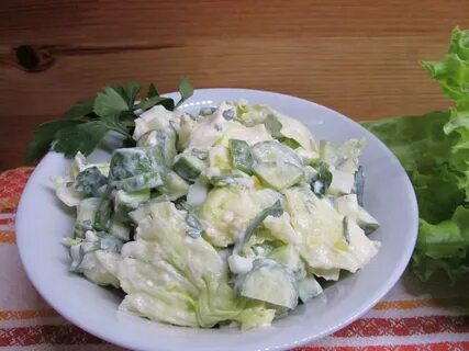 Салат из айсберга рецепт с яйцом
