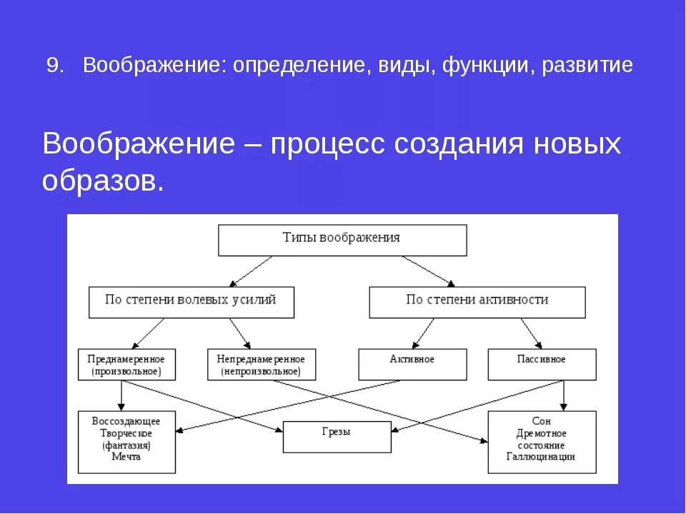 Воображение понятие. Определение и виды воображения. Процессы и типы воображения. Воображение понятие и виды.