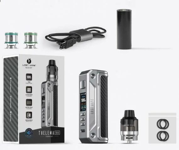 Lost vape thelema elite 40. Вейп Thelema 100w. Lost Vape Thelema solo 100w. Lost Vape Thelema solo 100w боксмод. Lost Vape Thelema solo 100w Kit испаритель.