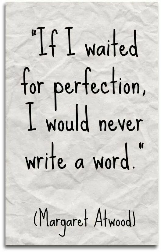 I never wrote