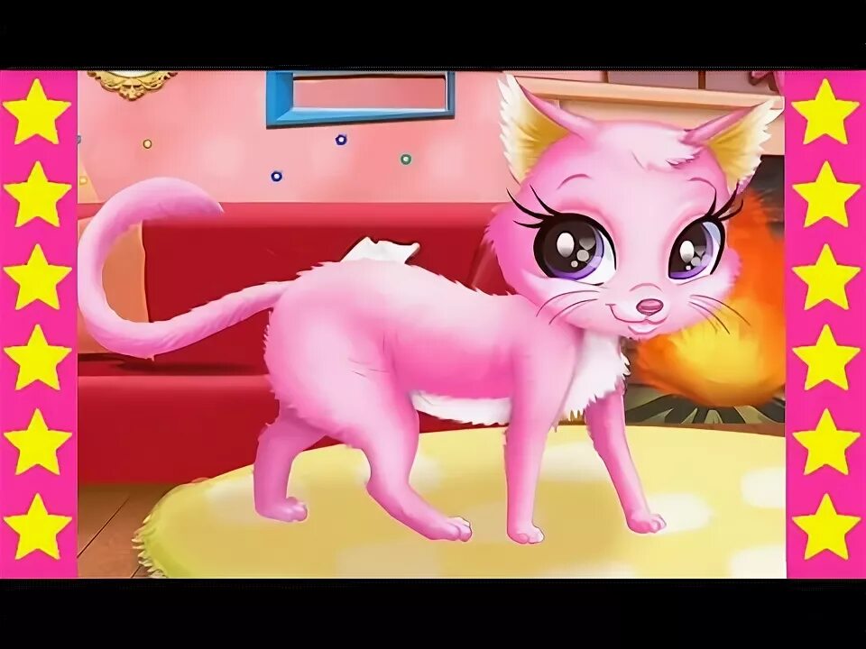 Сказку розовый котенок. Розовый котенок. игра розовый котенок. игра про розовую кошку.