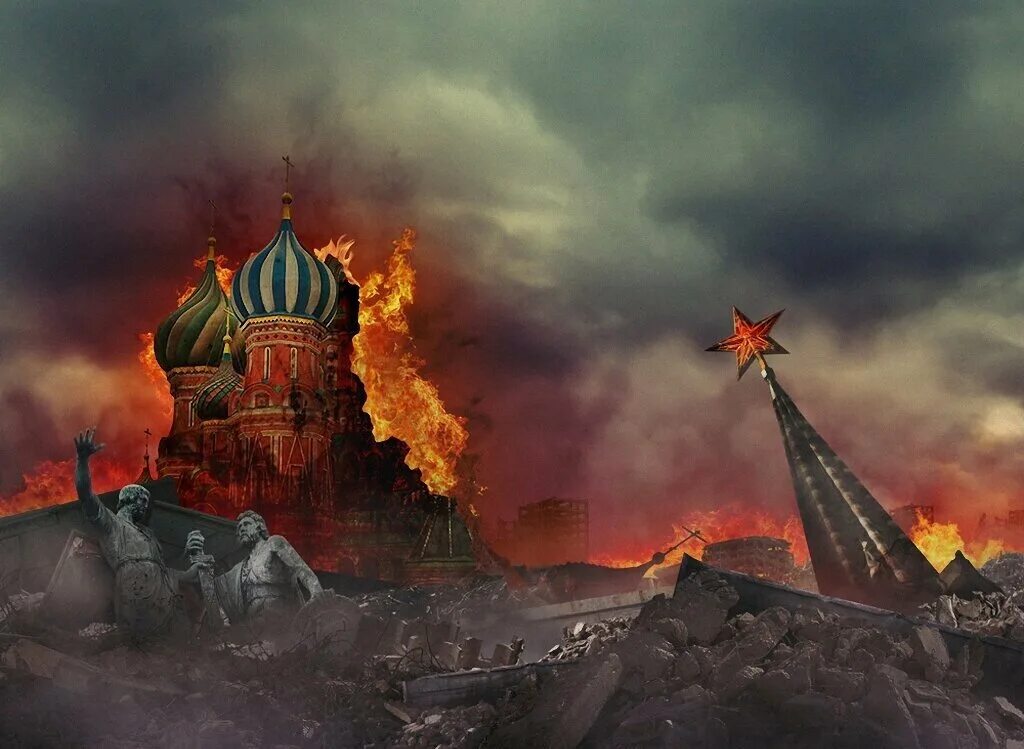 Хохлушка с серпом. Водружение красного знамени над вашингтоном. Уничтожить русский мир. Русские это цивилизация. Уничтожить русский мир.