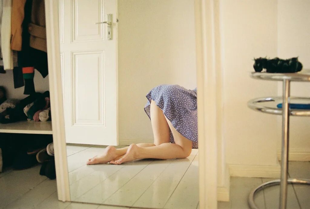 She s getting dressed
