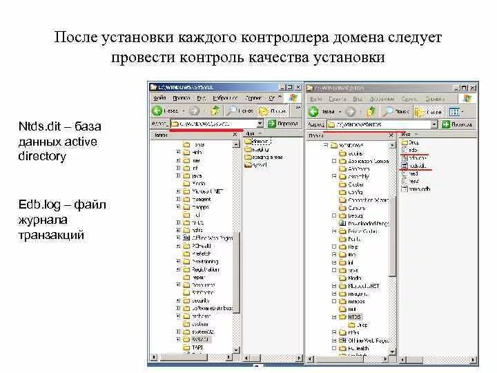 Установить контроллер домена. Мониторинг контроллера домена. Файлы для журналов. Параметры журнала транзакций для базы данных. Варианты дизайна контроллеров домена.