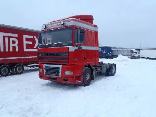 Тягачи бу краснодарский край. Тягач Даф 95 XF. DAF 95xf тягач. XF 95 седельный тягач. Даф 95 380.