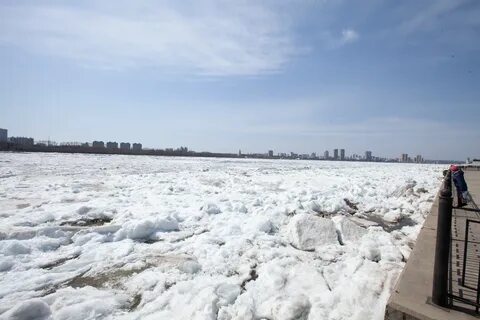 Ледоход на амуре в 2024 году