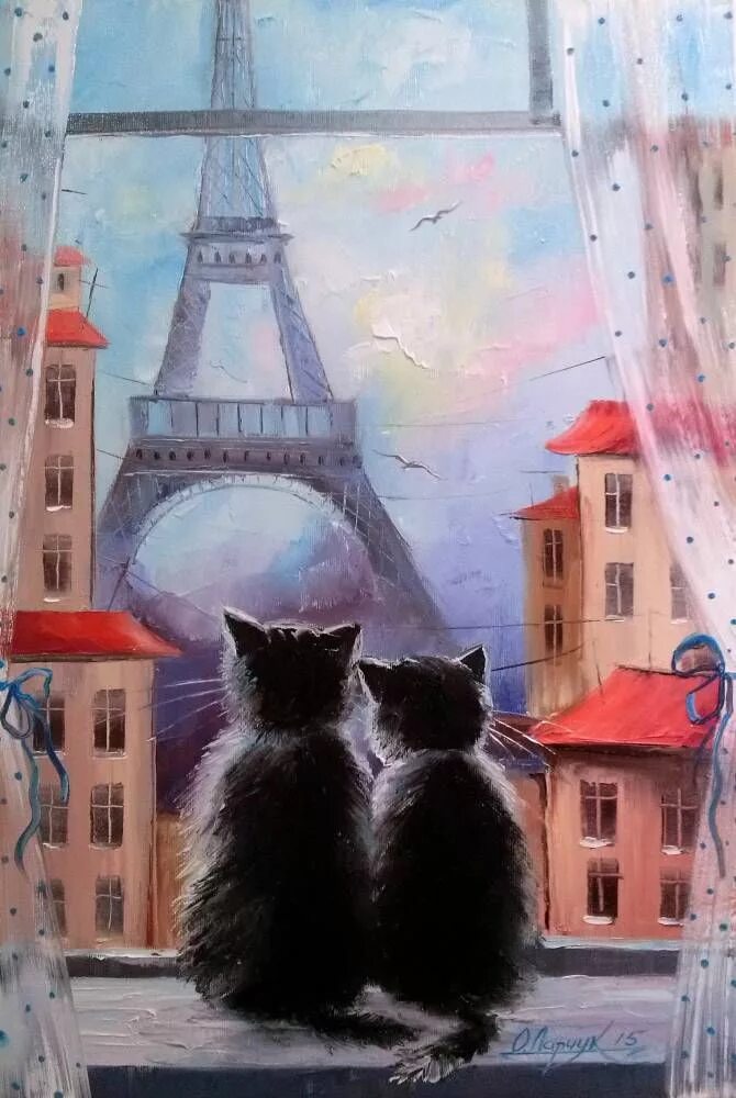 Кот париж