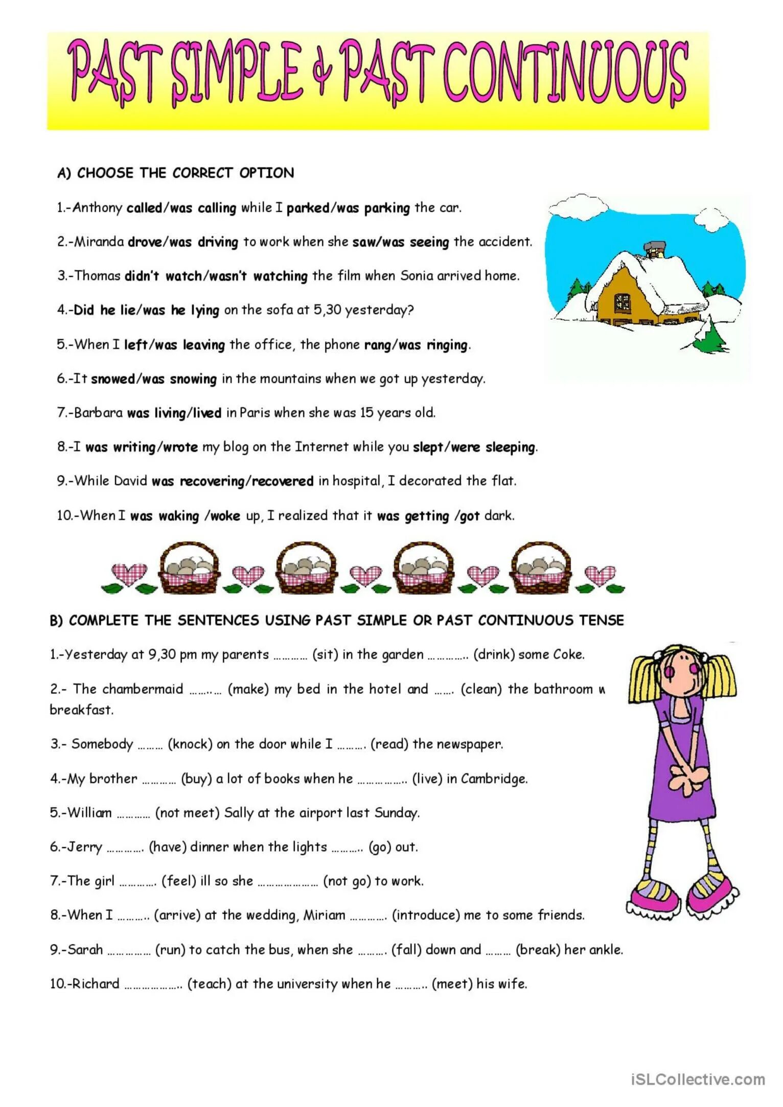 Past simple past continuous tasks. Past continuous vs past simple when while worksheet. паст континиус worksheets. past simple past continuous упражнения esl. past simple past continuous worksheets.