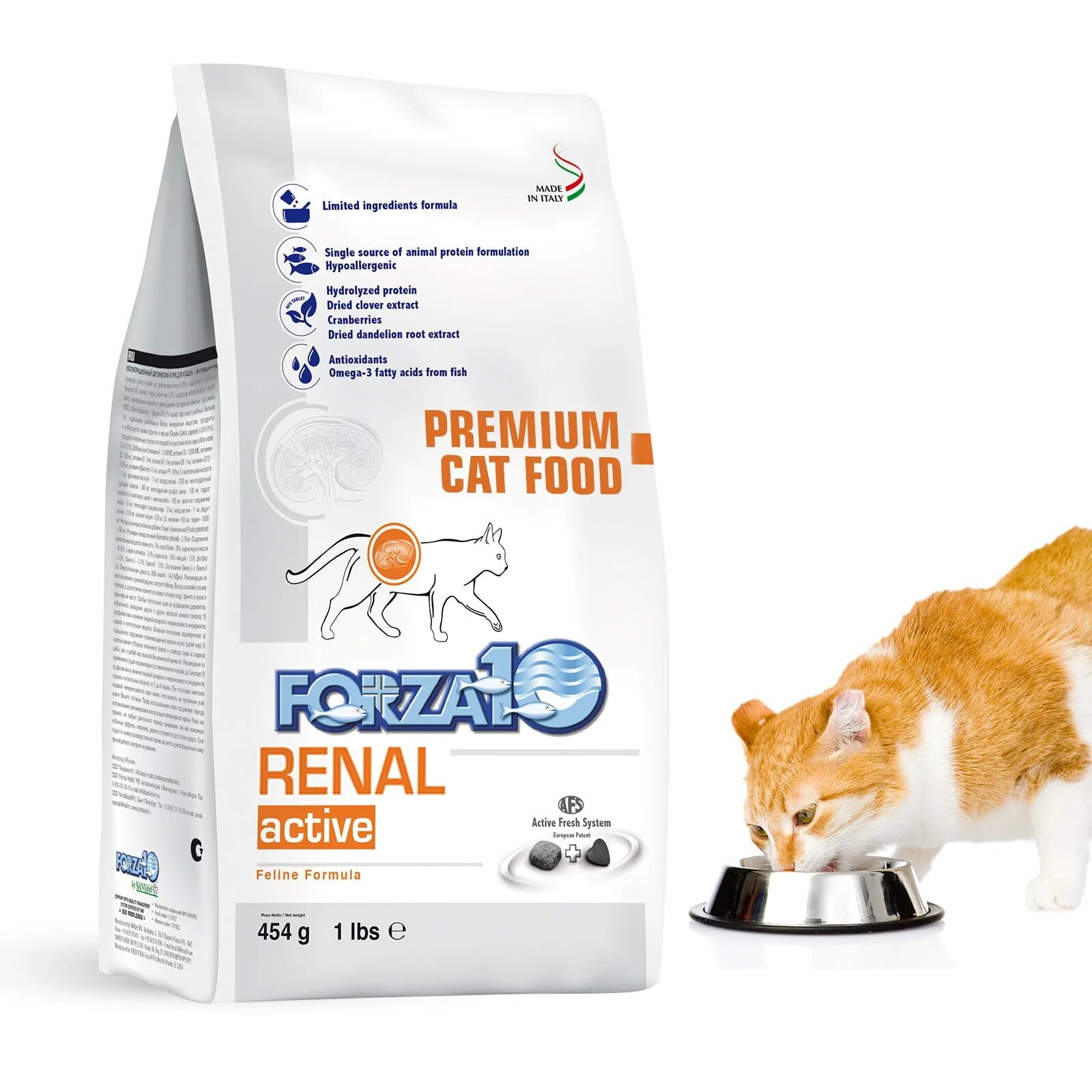 Forza10. Форза для кошек. Renal Advanced for Cat. Forza10 Dog renal Active состав.