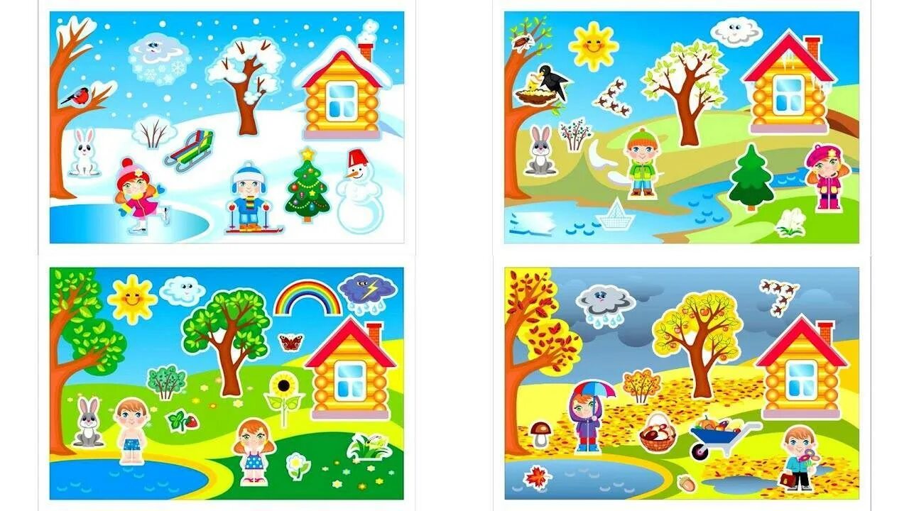 Пейзаж по временам года. Про времена года для детей. Времена года для дошкольников. Времена года. Пора года для детей.