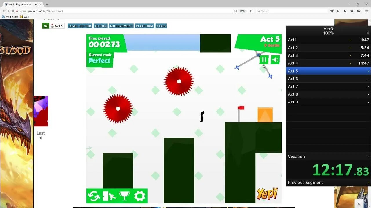 Vex 3 hacked. Игры векс vex 3. спидран векс 3. vex 3 играть. vex 9.