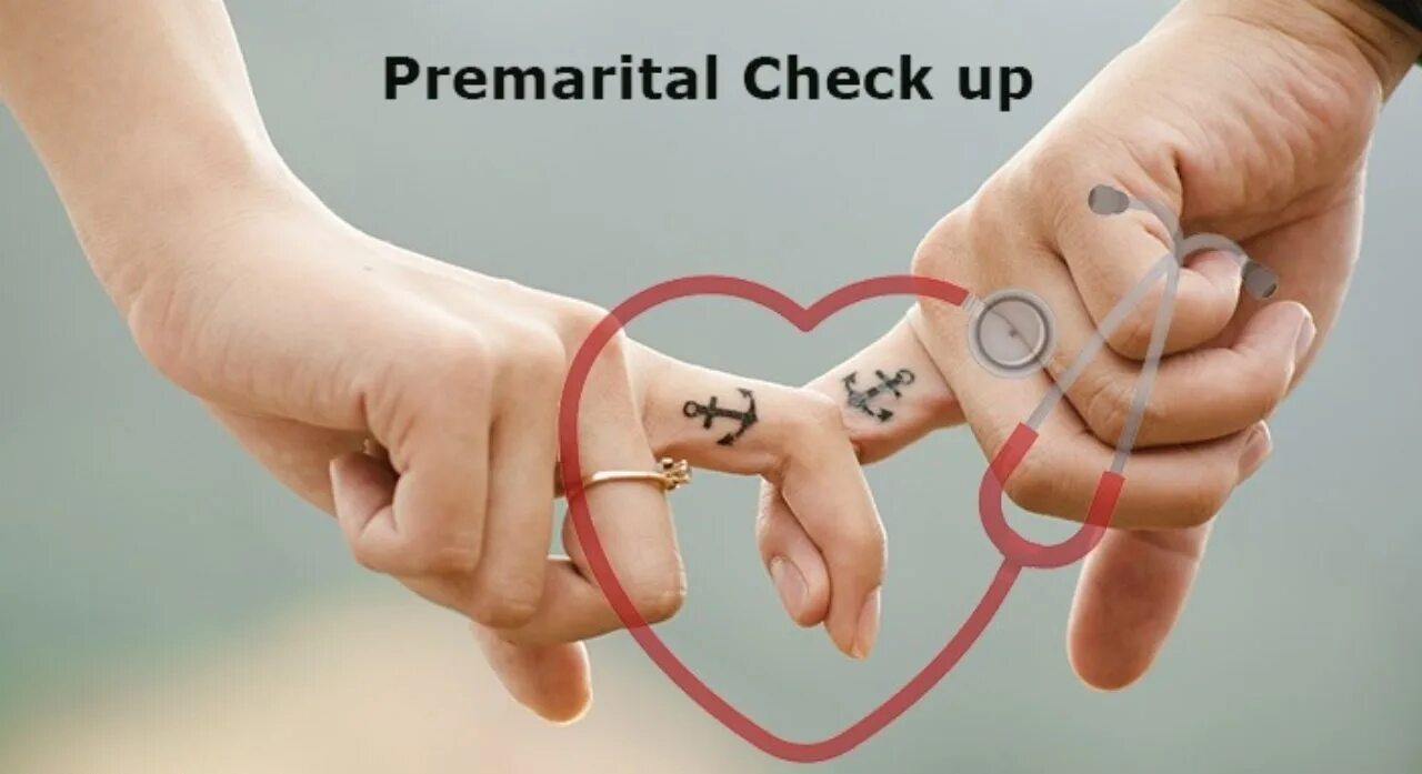 Check partner. Premarital. premarital abstinence. check medical test.