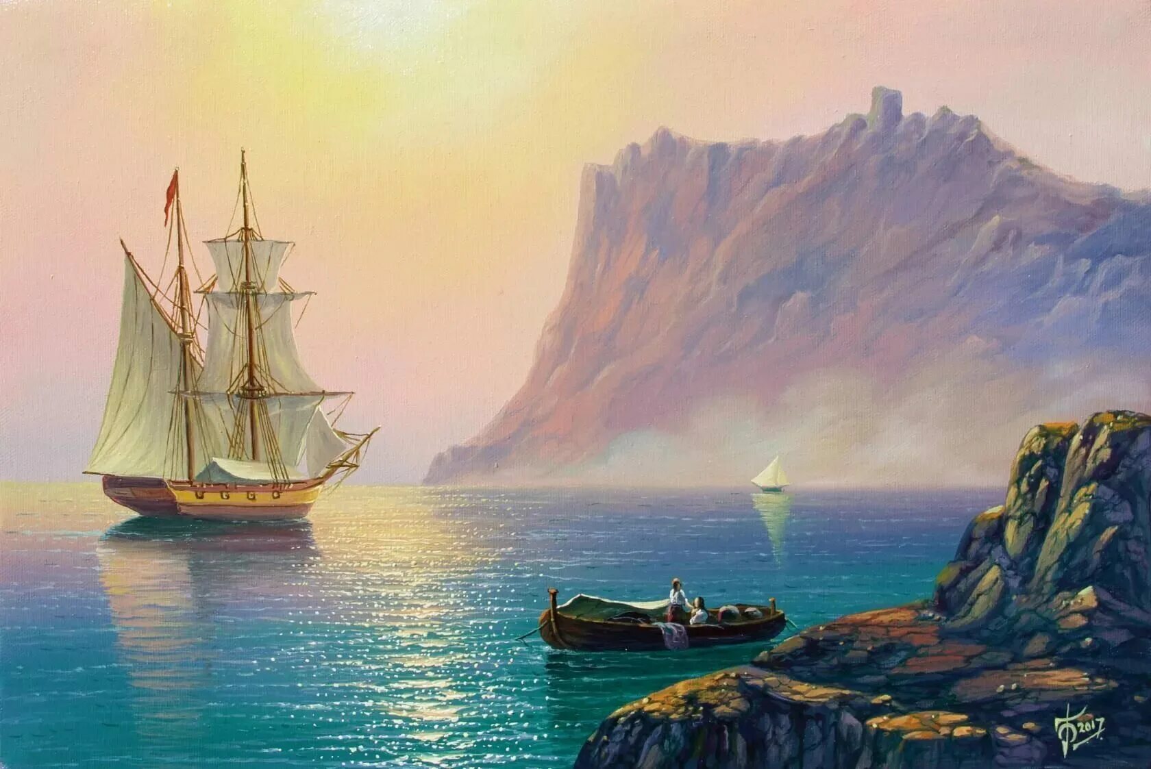 Как называются художники рисующие море. Айвазовский Карадаг. Морские пейзажи Сергея Стоева.