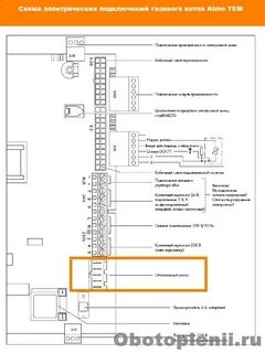 Схема насоса газового котла