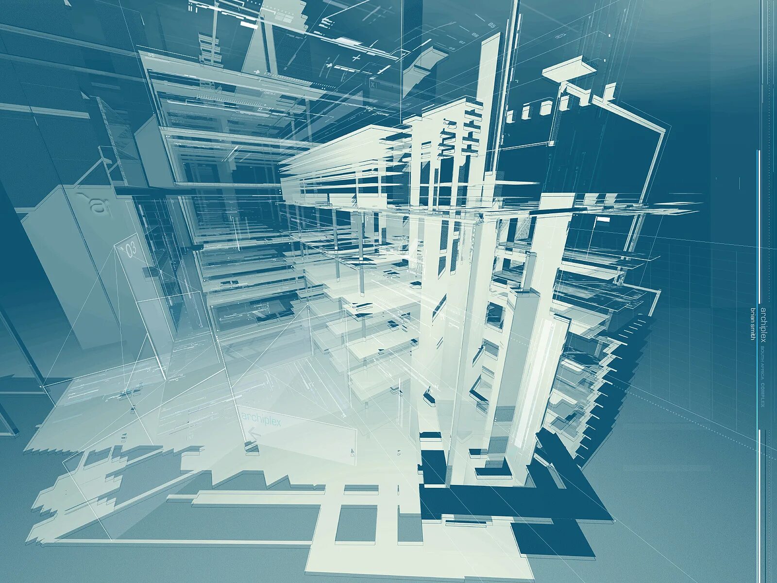 абстракция техно. архитектурный фон. абстрактные здания. строительный проект. конструктивизм абстракция.