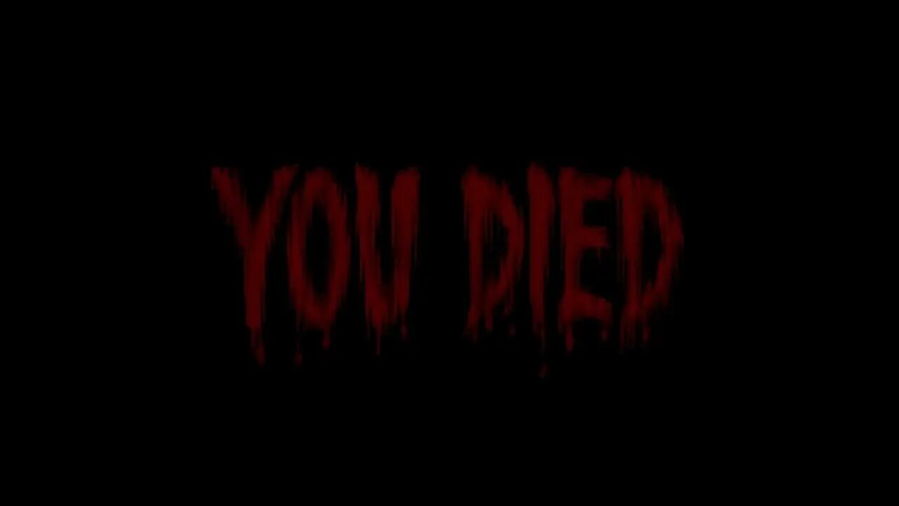 You died for all. Надпись you died. картинка you died. you died мем.