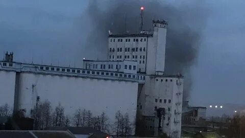 Пожар на элеваторе