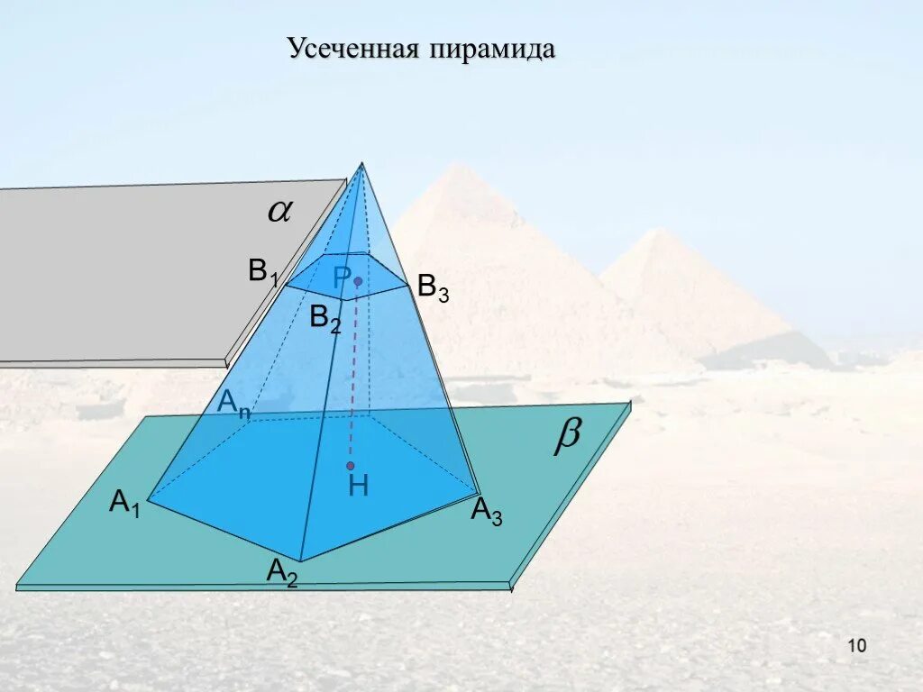 Пирамида усеченная пирамида 10 класс презентация. Пирамида усеченная пирамида. Усечённая пирамида геометрия. Усеченная пирамида геометрия 10 класс. Геометрия пирамида, усечённая пирамида.