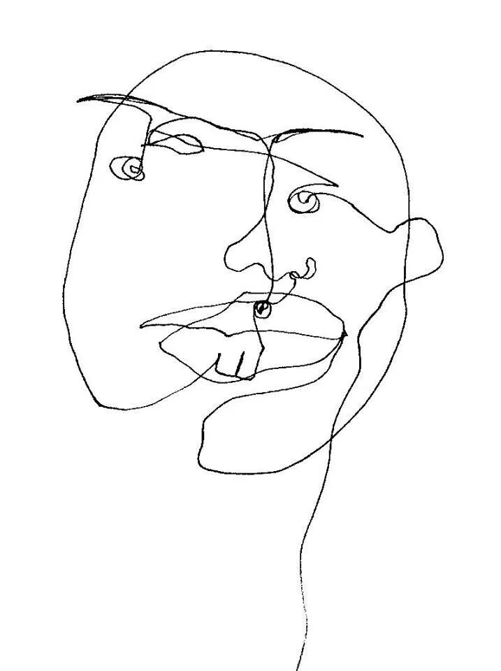 Жил на свете ровный. Рисунок одной линией. Continuous line drawing. Похожие картинки. Continuous line drawing puzzled.