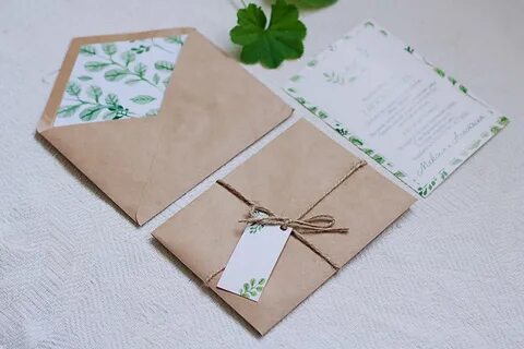 Подарочный конверт из бумаги