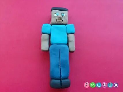 Лепка из пластилина майнкрафт