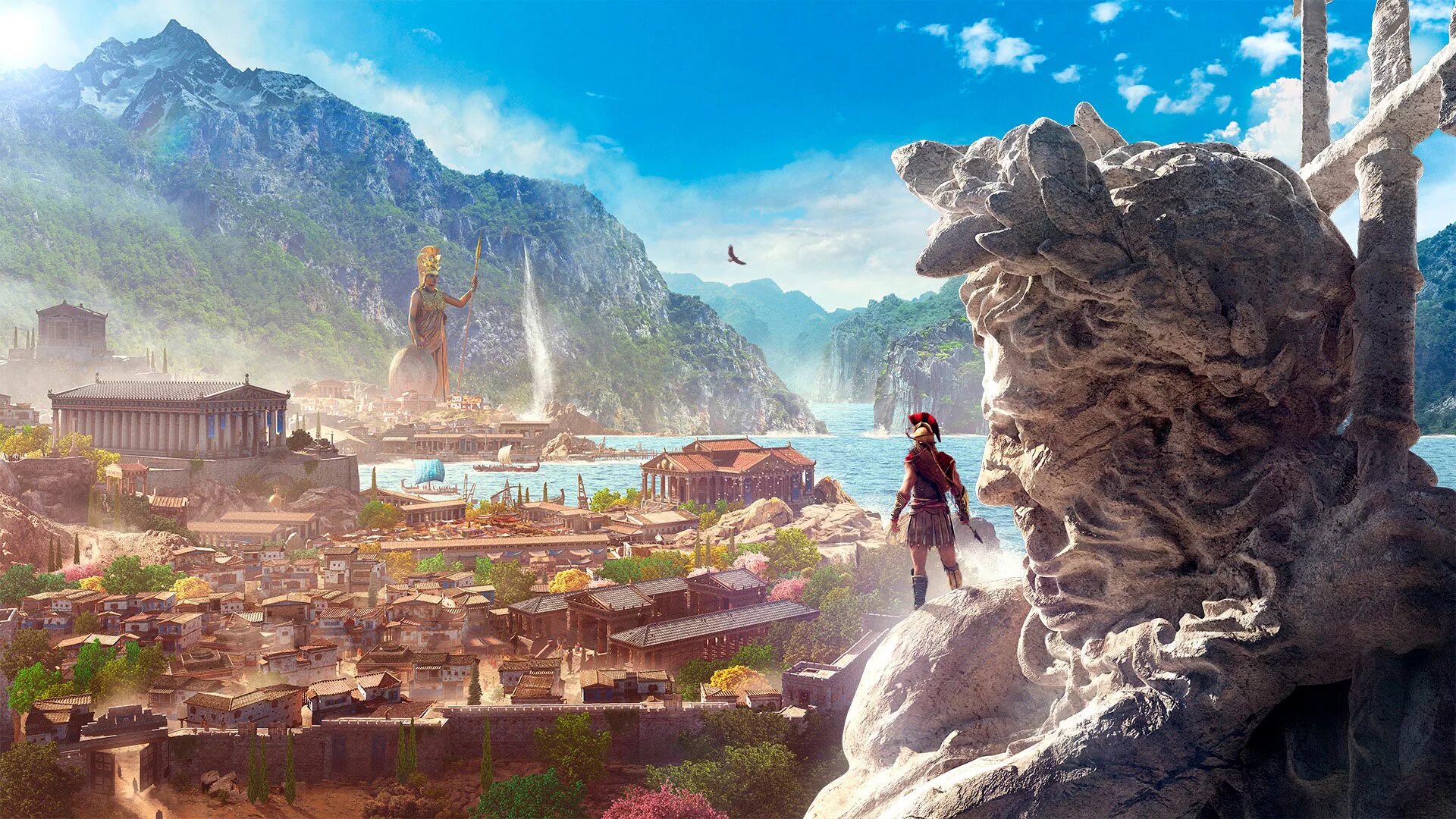 Assassin's creed odyssey город. Assassin"s creed odyssey. Обои одиссей. Assassin’s creed odyssey игра. Алексиос и кассандра.