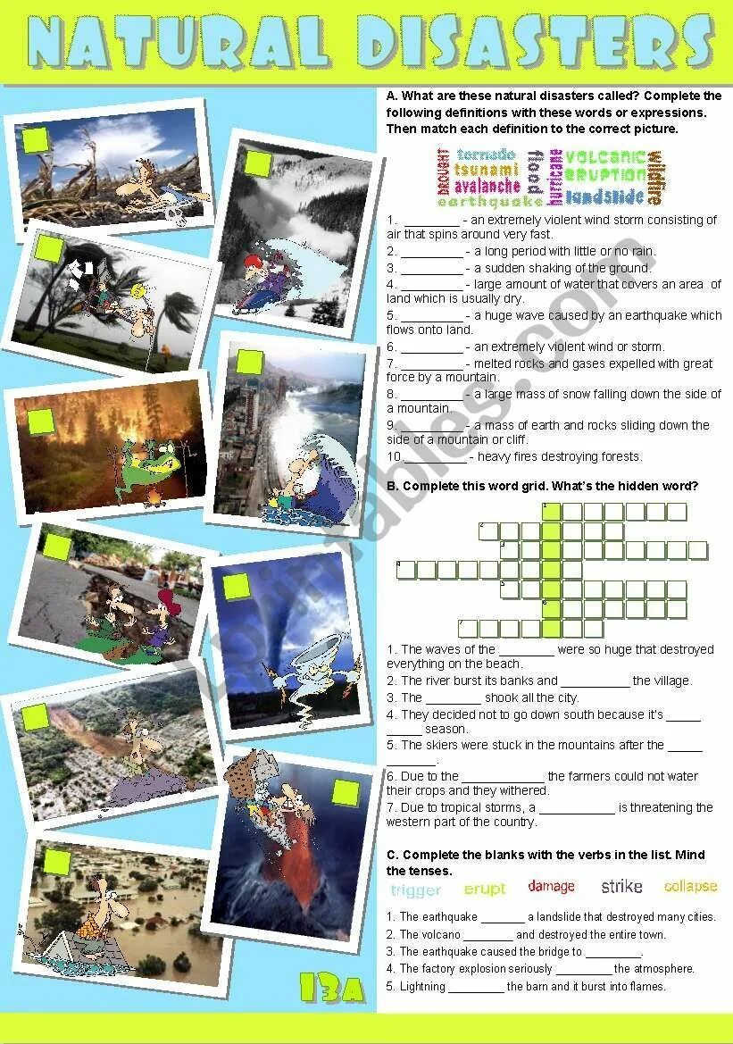 Questions about natural disasters. Worksheets стихийные бедствия. задания natural disasters. natural disasters задание по английскому языку. природные катастрофы задания на англ.