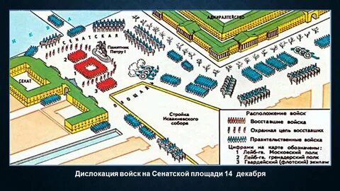 Список декабристов на сенатской площади
