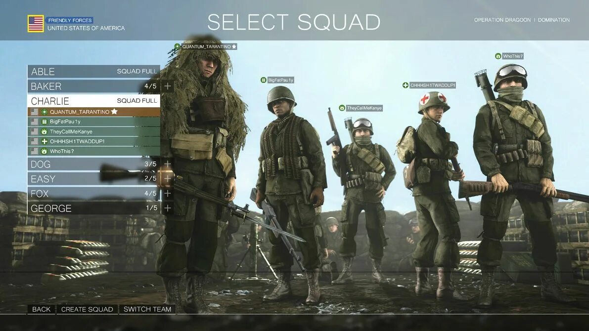 Create squad. Squad меню. форма бф 5. сквад америка. русские сервера сквад.