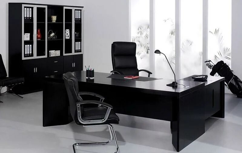 Интерьер кабинета руководителя. Стол руководителя vasanta v-10. Стол руководителя 5th element executive. Офисная мебель черного цвета. Офисная мебель черный.