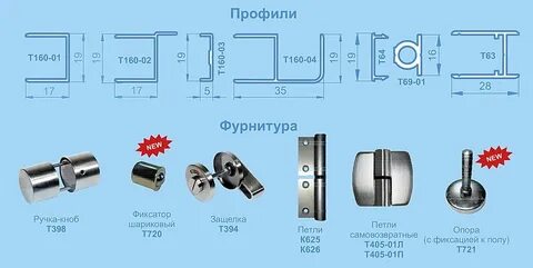 Фурнитура размеры