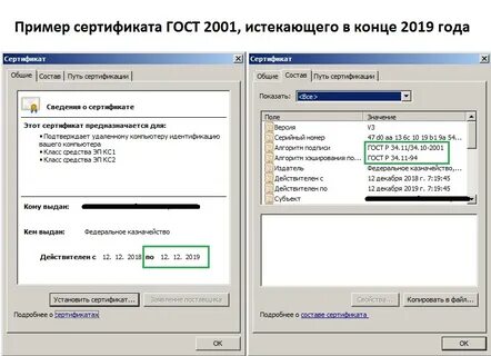 Установить сертификат удостоверяющего центра федерального казначейства