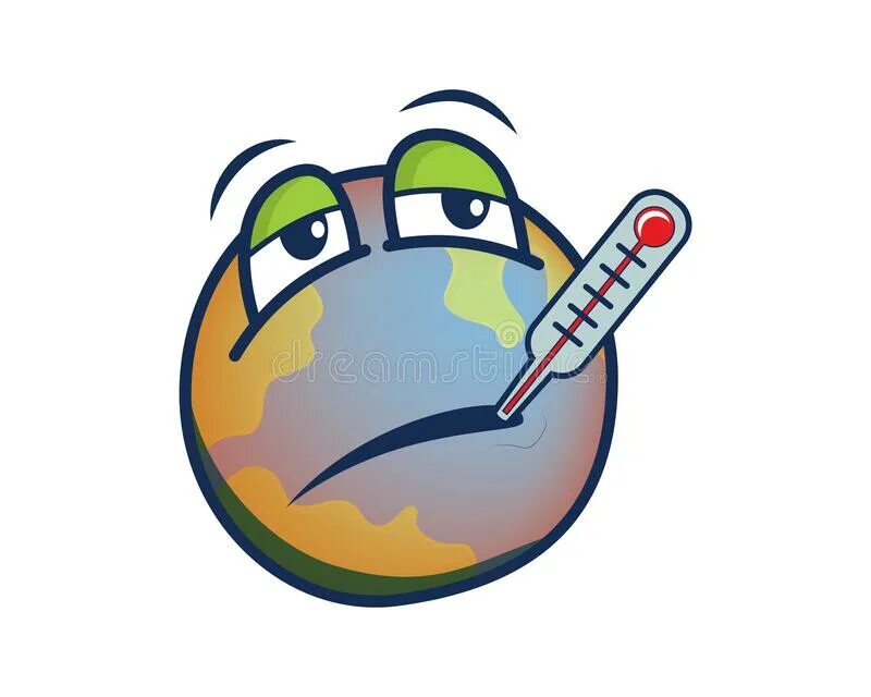 Земля заболела. Планета с градусником. Планета земля с градусником. Термометр для земли.