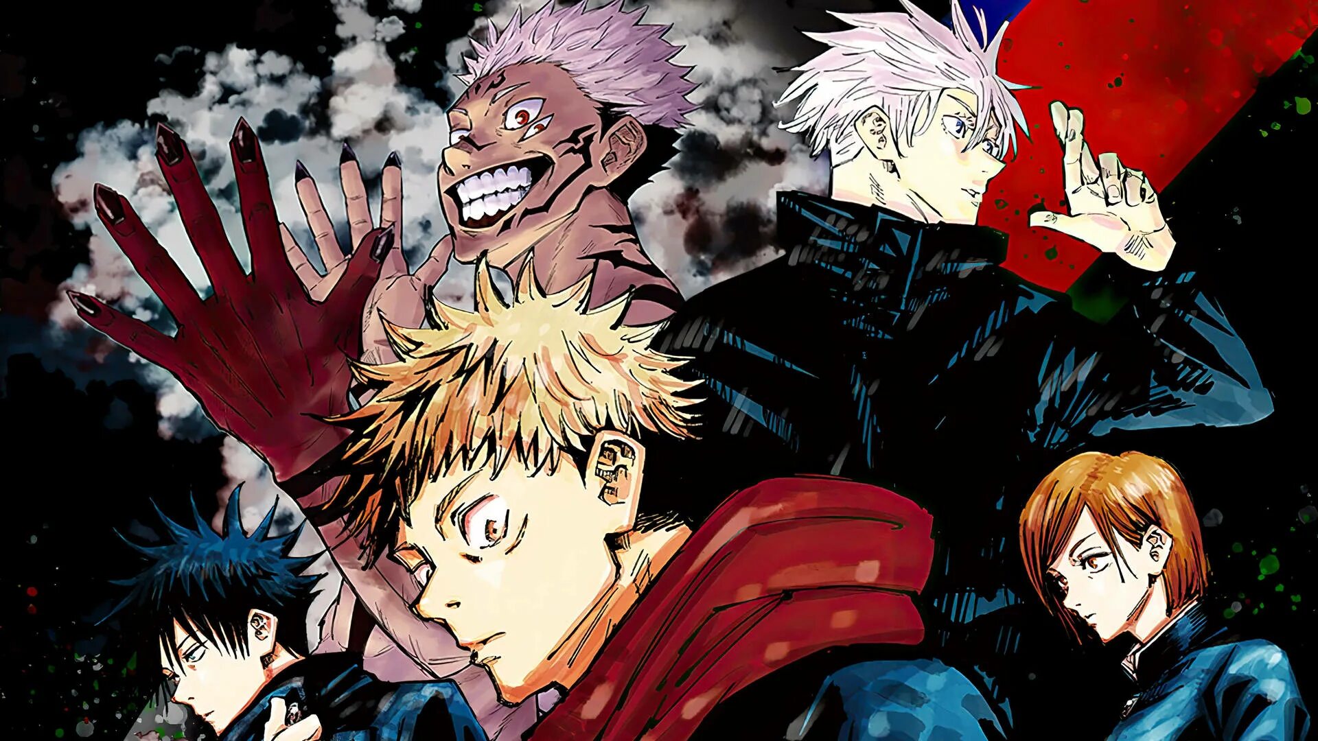 Битва jujutsu kaisen. Магическая битва jujutsu kaisen. jujutsu kaisen сукуна. итадори юджи магическая битва.