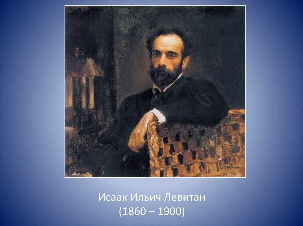 Годы жизни левитана. Портрет Левитана Исаака Ильича. Левитан и.и. (1860-1900).