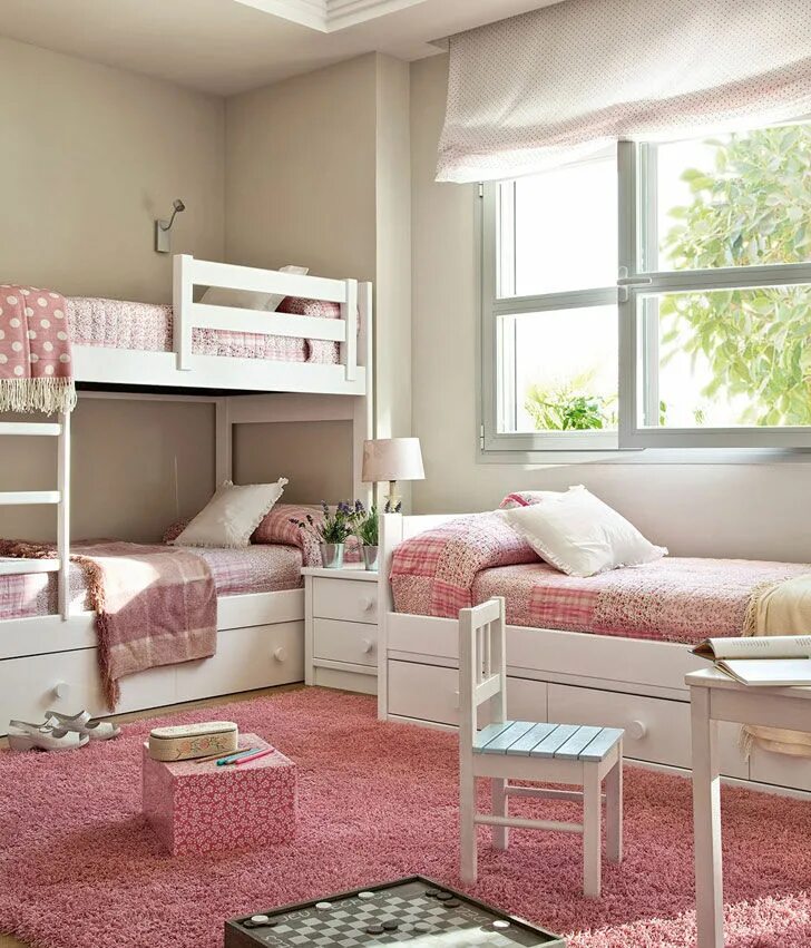 Sleepover Bunk Beds For the Home Pinterest Girls loft bed, Bunk bed rooms, Girl 