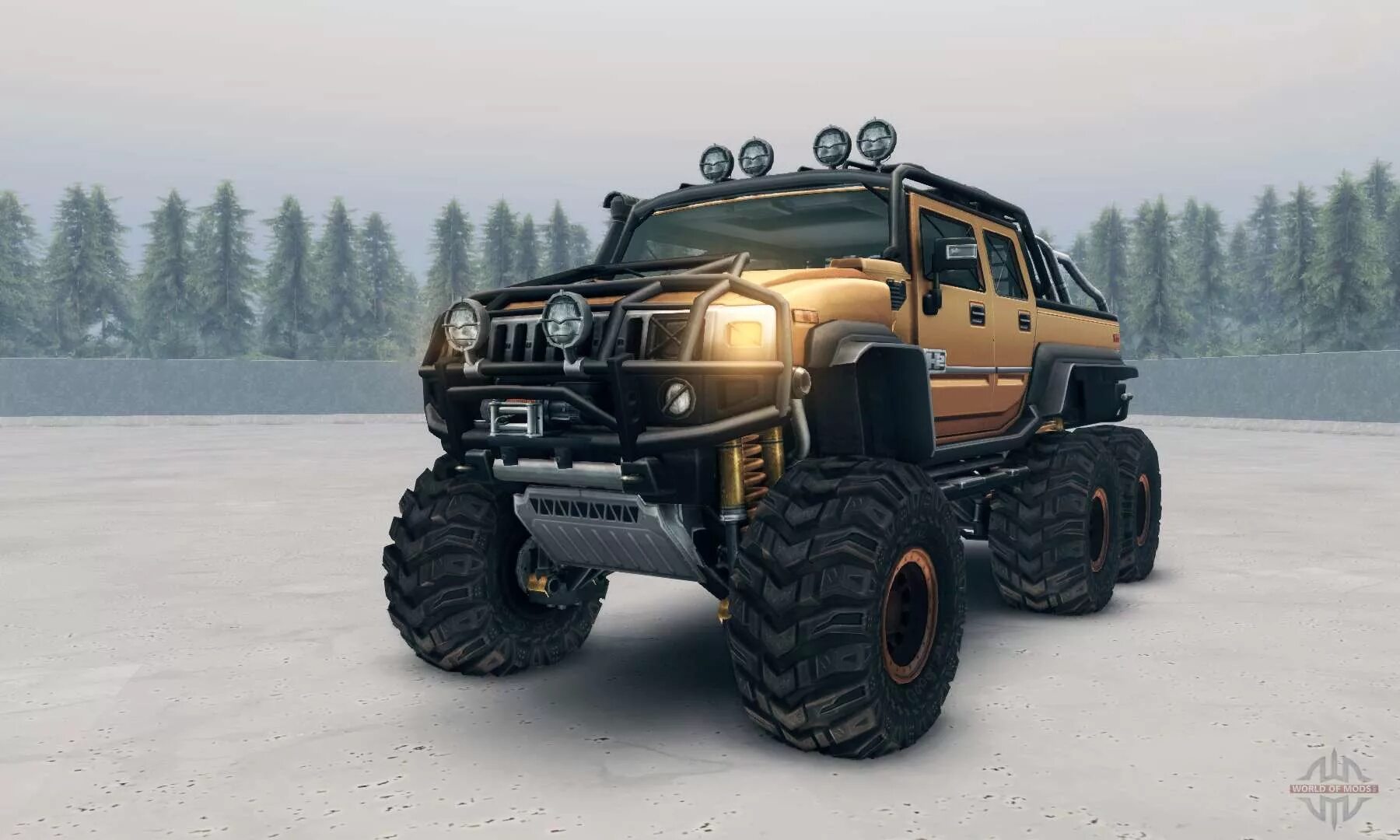 Hummer h2 6x6 для Spin Tires. Хаммер х1 спинтирес. Вездеход Хаммер 2. MUDRUNNER 6x6.