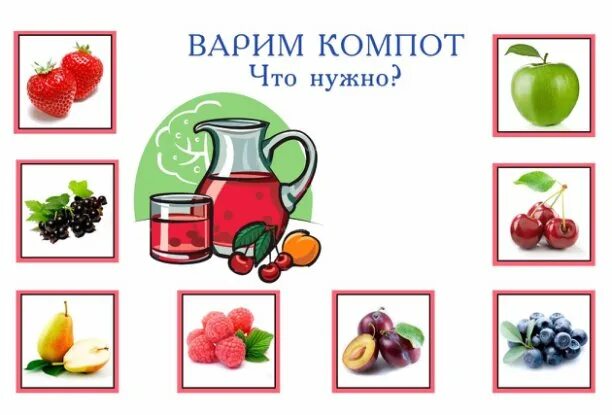 Варим компот. Фрукты для компота. Сварить ребенку компот. Логопедическая игра ягоды. Дидактическая игра что из чего приготовлено.