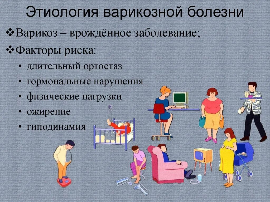 Факторы риска варикозного расширения вен. Заболевание считается профессиональным если оно. Первичное заболевание это. Варикозная болезнь этиология и факторы риска. Группа риска при варикозе.