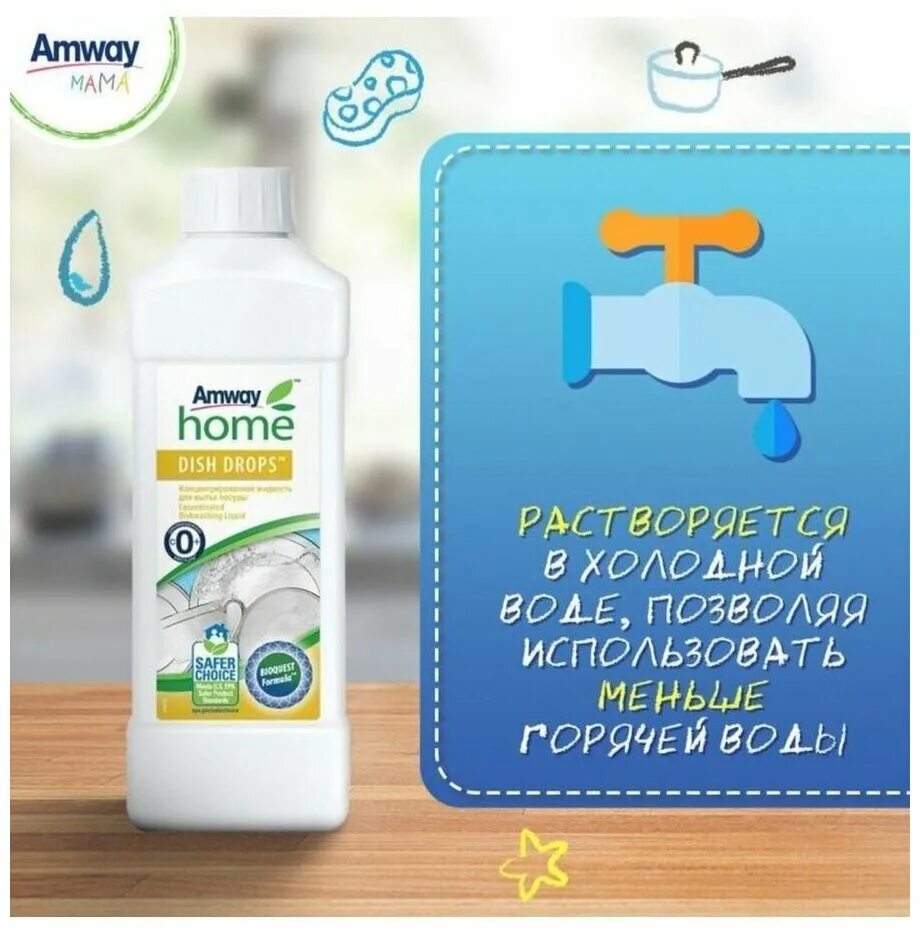 Amway dish drops