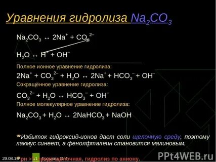 Fe no3 3 ионное уравнение гидролиза