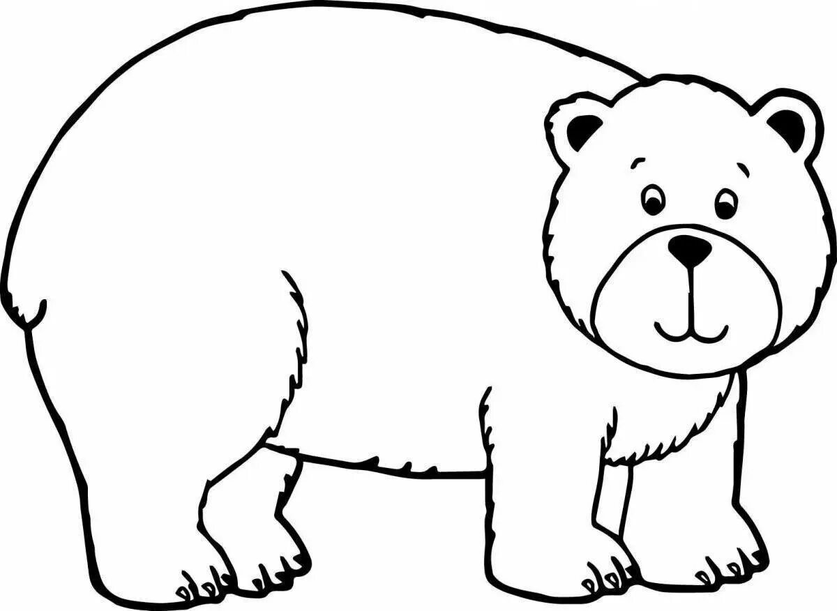 Раскраска медведь для детей 2 3 лет. Медведь раскраска. Медведь картинка раскраска. Медведь раскраска для малышей. Бурый медведь раскраска.