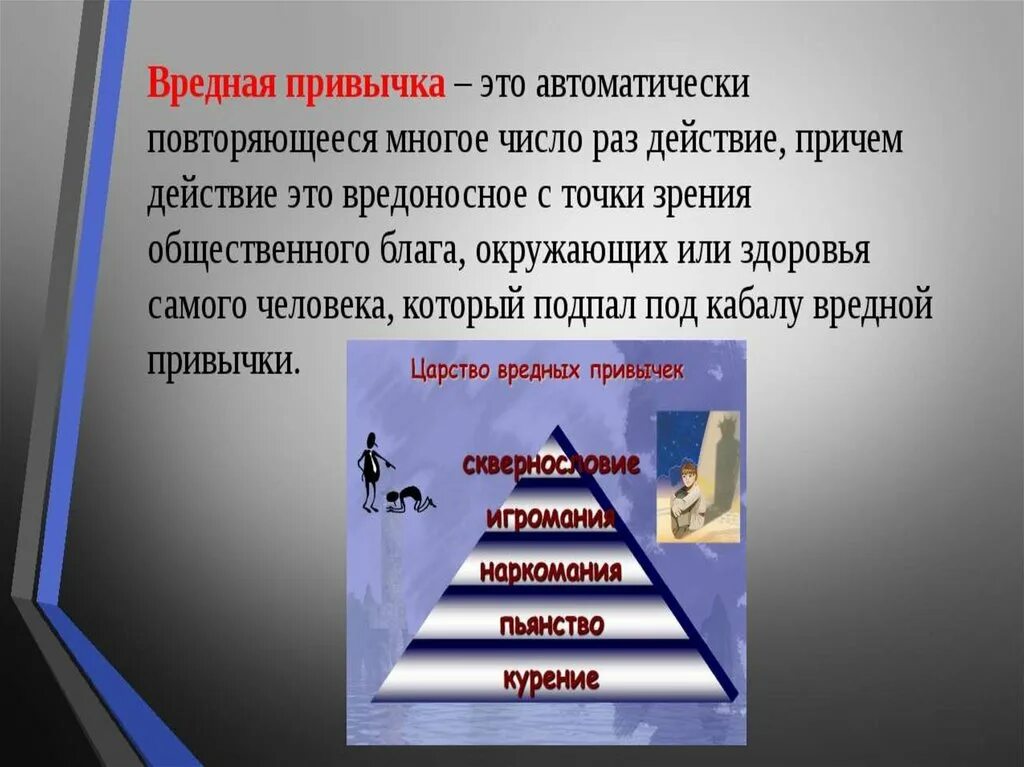 Вредные привычки обж доклад. Вредные привычки. Презентация на тему вредные привычки. Проект вредные привычки. Проект по теме вредные привычки.