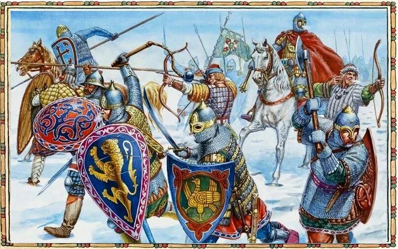 Княжеский дружинник. Щит воинов дружинников древней руси. княжеская дружина древней руси.