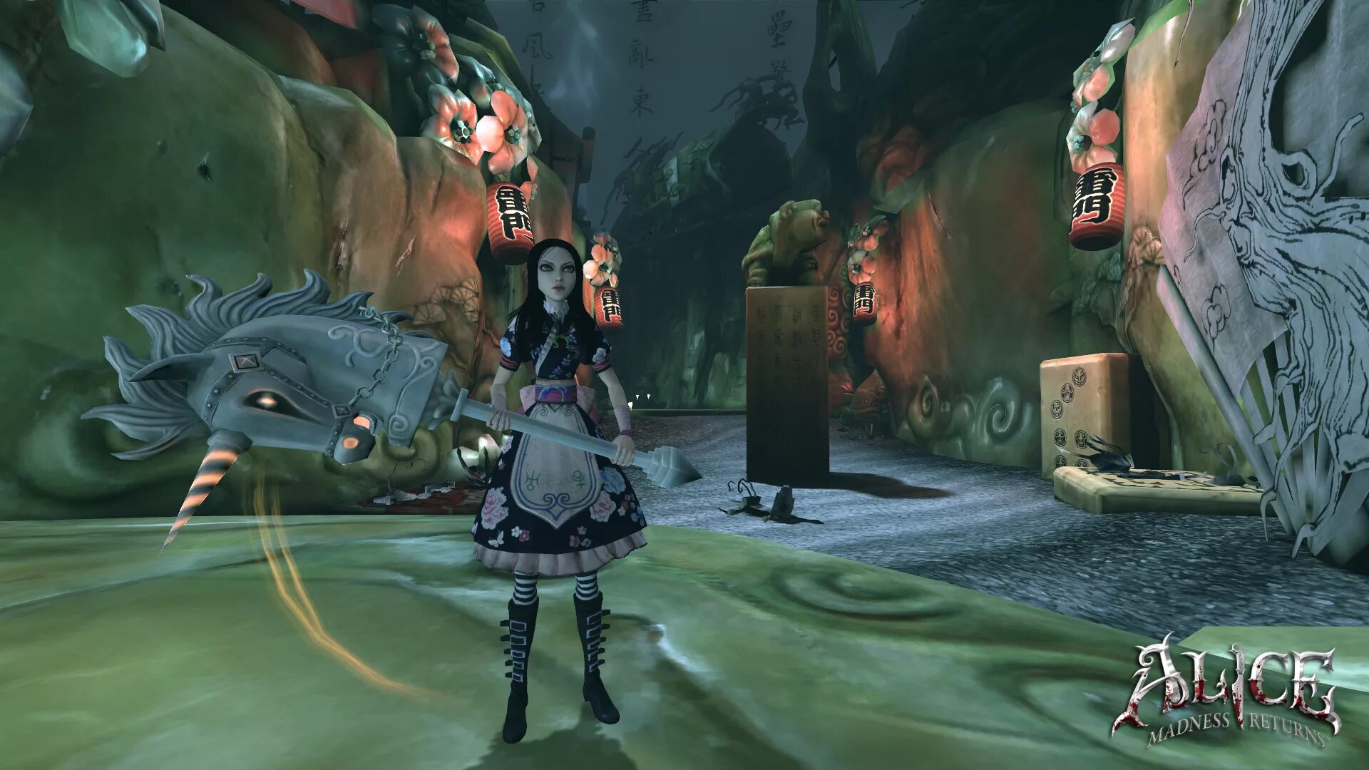 Какие игры показывает алиса. Alice: Madness Returns (ps3).