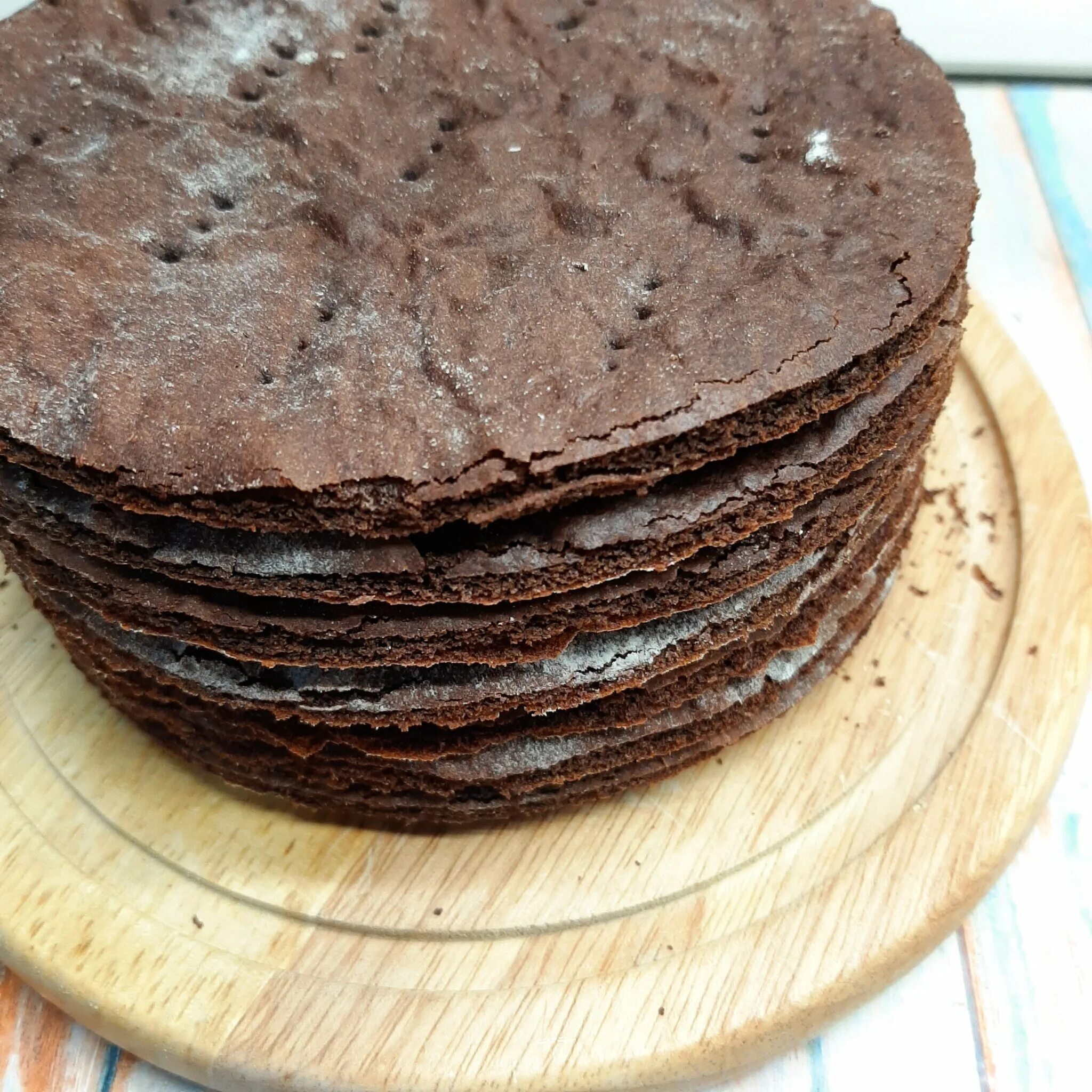 Медовый торт с шоколадным кремом