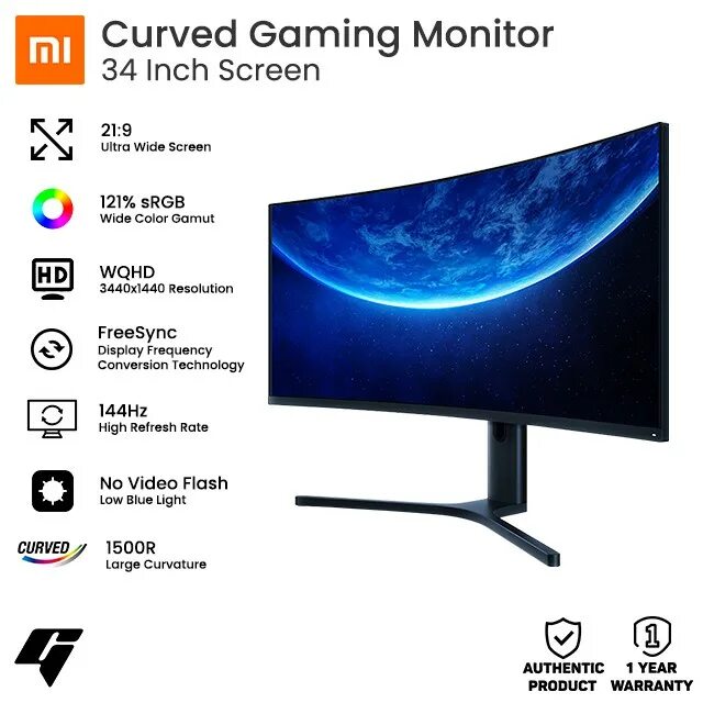 Redmi curved gaming